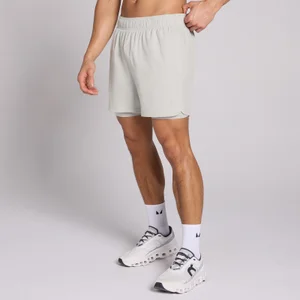 MP Men's 5" 2-in-1 Training Shorts - Chrome - Size M