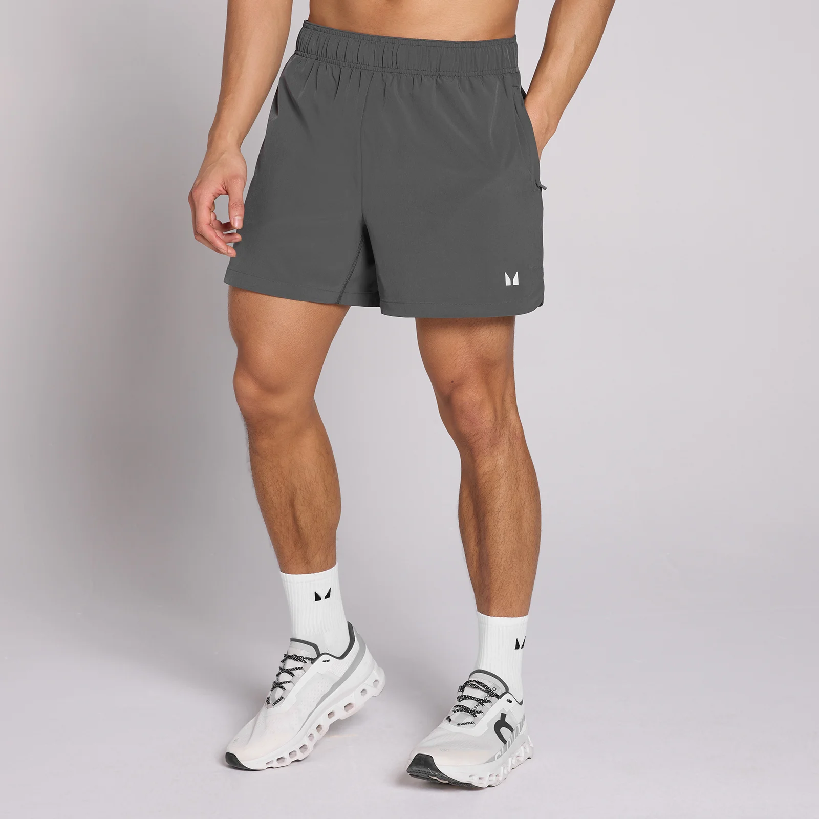 MP Men's 5" Woven Training Short - Dark Grey - M Image 1