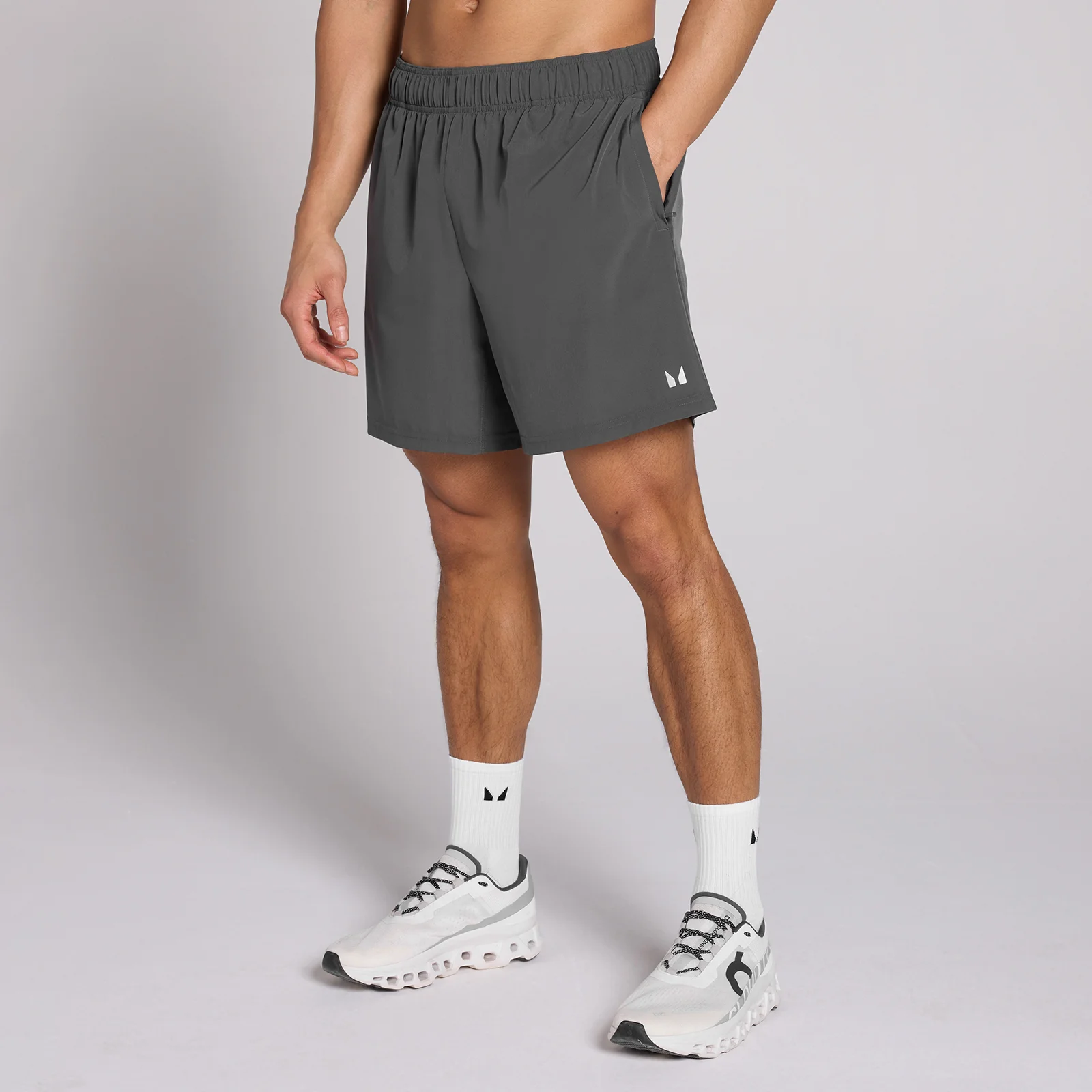 MP Men's 7" Woven Training Shorts - Dark Grey - M Image 1