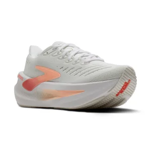 Brooks Women's Glycerin Max 2 - White/Coral/Peach - Size UK 4