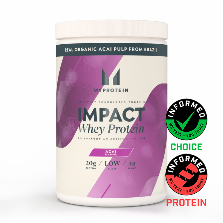Impact Whey Protein Powder - 600G - 20servings - Acai