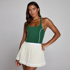 MP Women's Tempo Contrast Strappy Racerback Vest - Racing Green - Size S