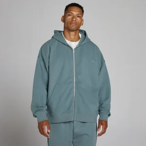 MP Men's Oversized Loopback 2 Way Zip Hoodie - Future Blue - Size L