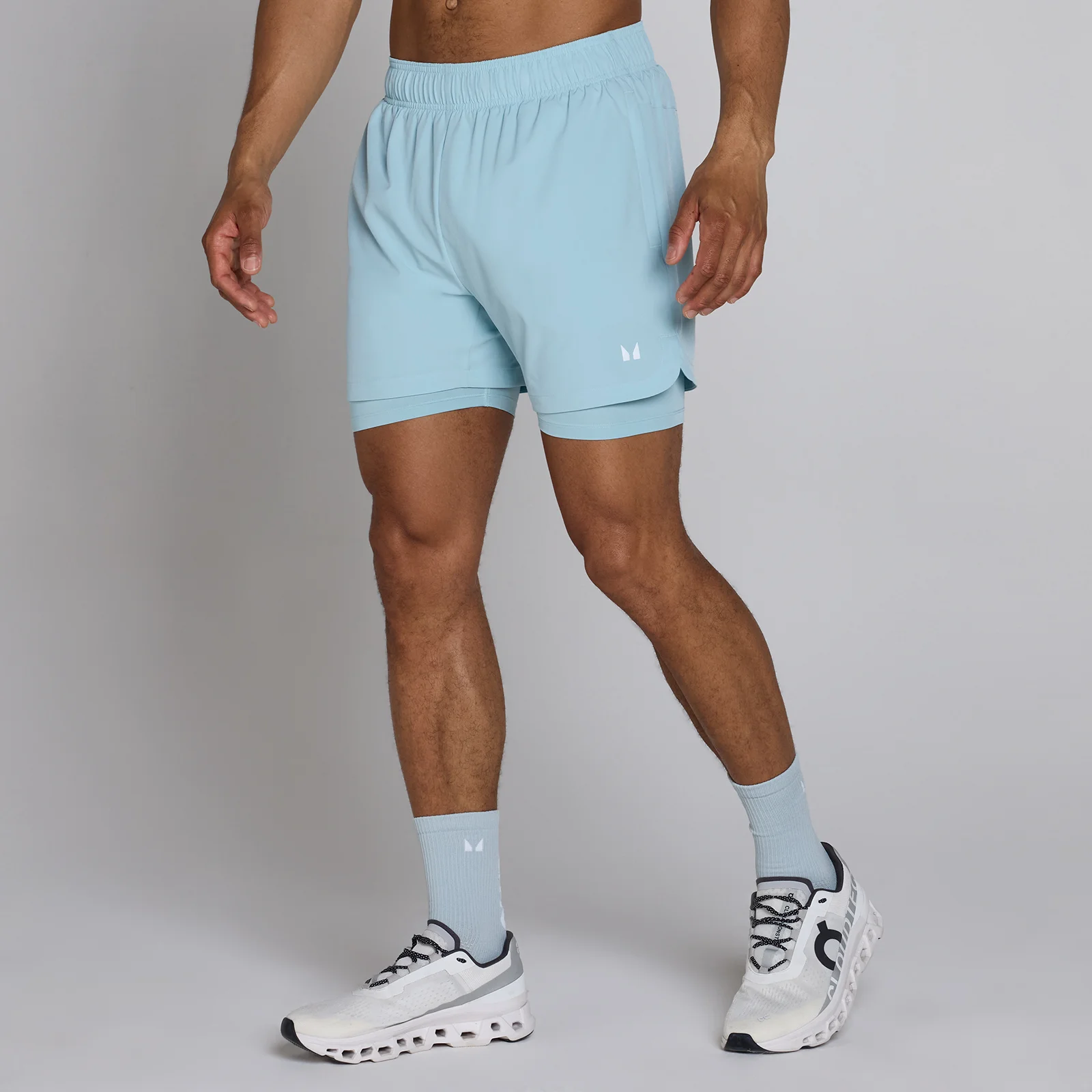 MP Men's Training 5" 2-in-1 Short - Ice - L Image 1