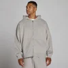 MP Men's Oversized Loopback 2 Way Zip Hoodie - Chalk Grey