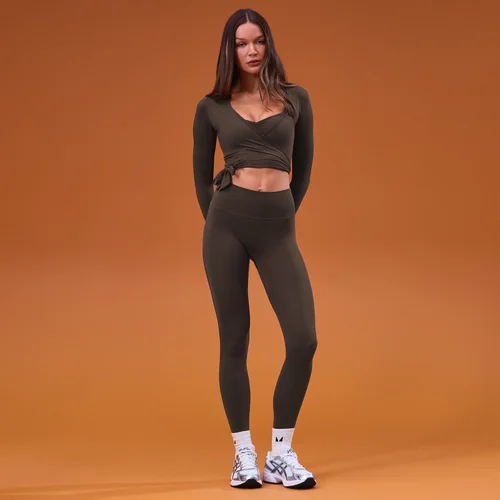 MP Women's Tempo Wrap Top - Cocoa