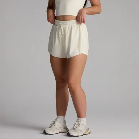 MP Women's Tempo 2 In 1 Jersey Floaty Shorts - Coconut