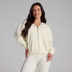 MP Women's Basics Zip Through Hoodie - Coconut - Size M