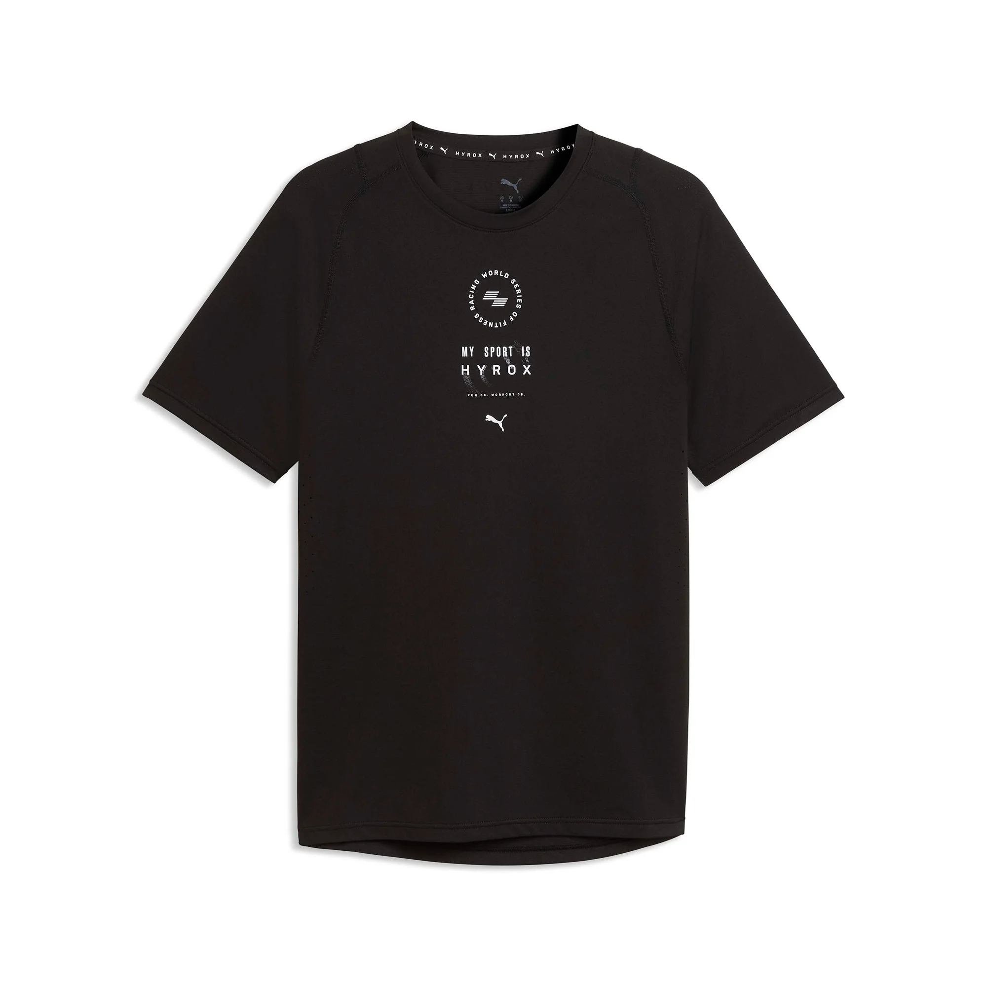 PUMA x HYROX Dryelite Training Tee - Black - XXL Image 1