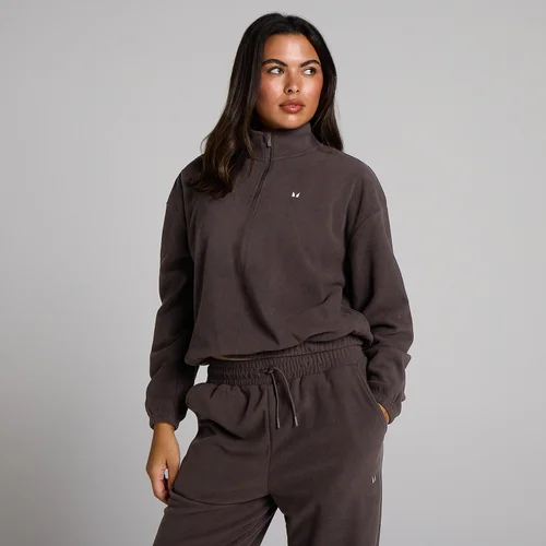 MP Women's Funnel Neck 1/4 Zip Fleece - Cocoa