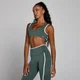 MP Women's Velocity Contrast Double Layer Sports Bra - Cloudy Green