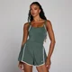 MP Women's Velocity Contrast Pleated All In One - Cloudy Green