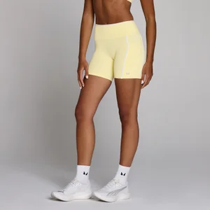 MP Women's Velocity Contrast Cycling Shorts - Buttercream - Size S