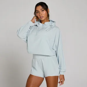 MP Women's Tempo Ultra 1/4 Zip Woven Jacket - Blue Aura - Size M