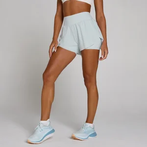 MP Women's Tempo Ultra Pleated Running Short - Blue Aura - Size M