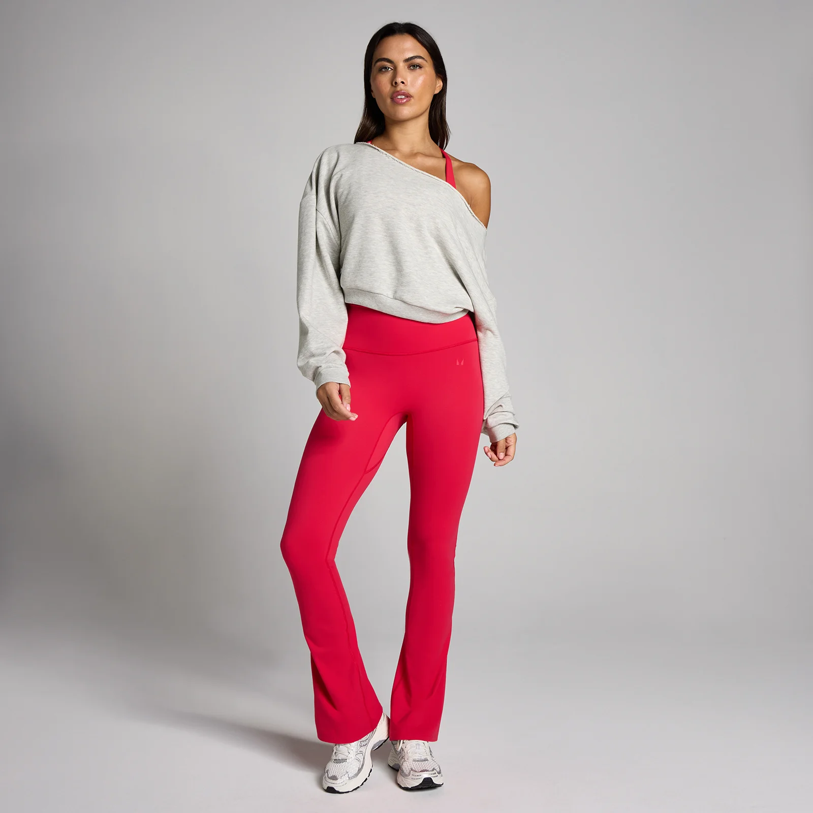 MP Women's Off The Shoulder Sweatshirt - Grey Marl - S Image 3