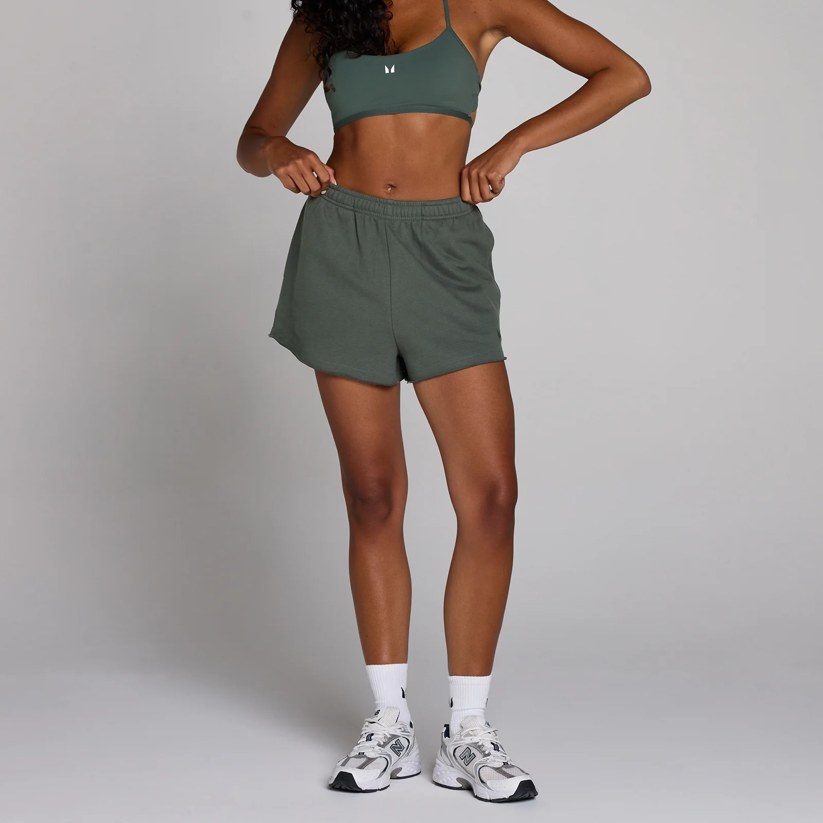MP Women's Lifestyle Sweatshorts - Cloudy Green - S Image 1