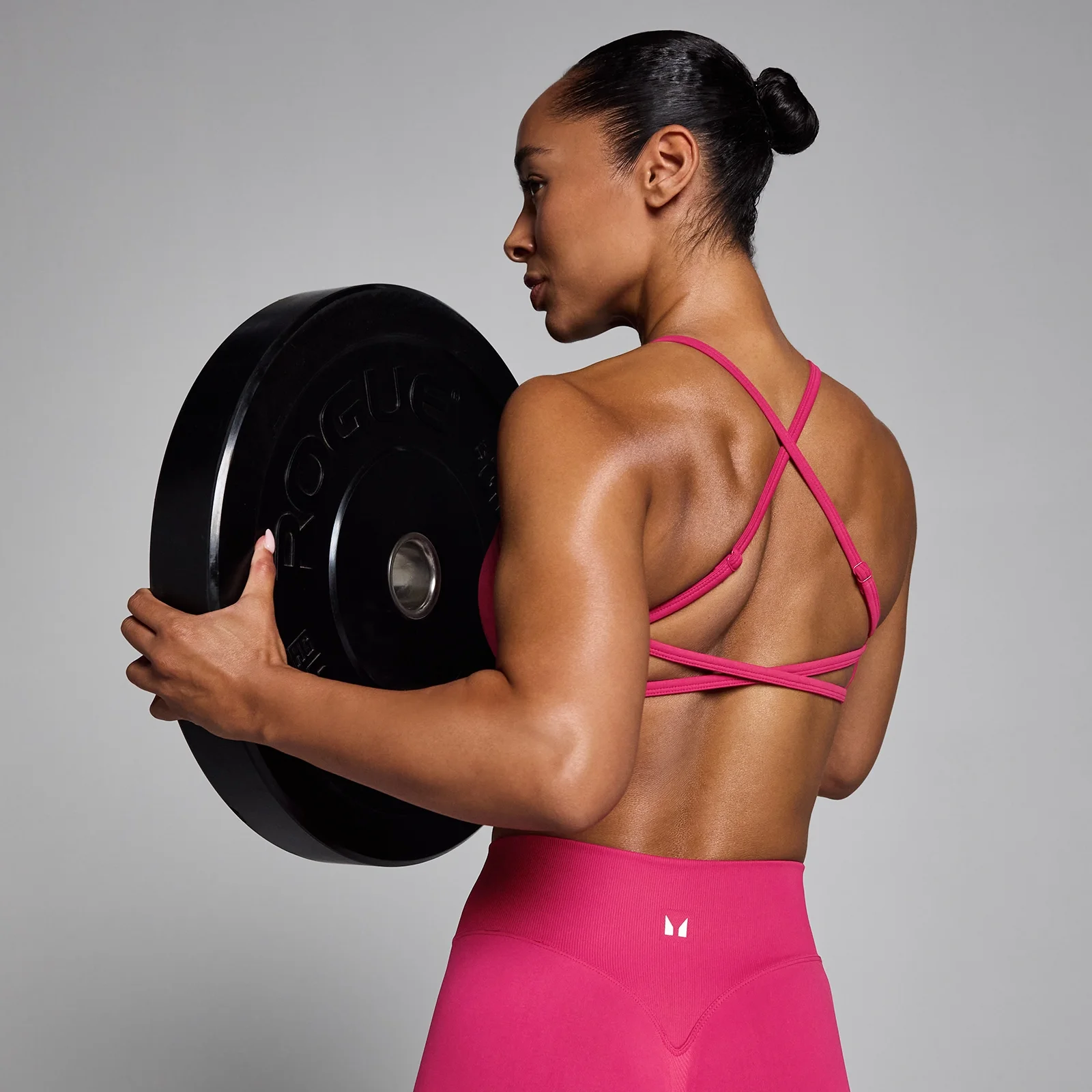 MP Women's Lift Seamless Strappy Bra - Bold Berry - S Image 2