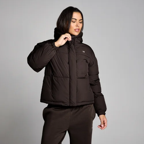 MP Women's Short Padded Puffer Jacket - Cocoa