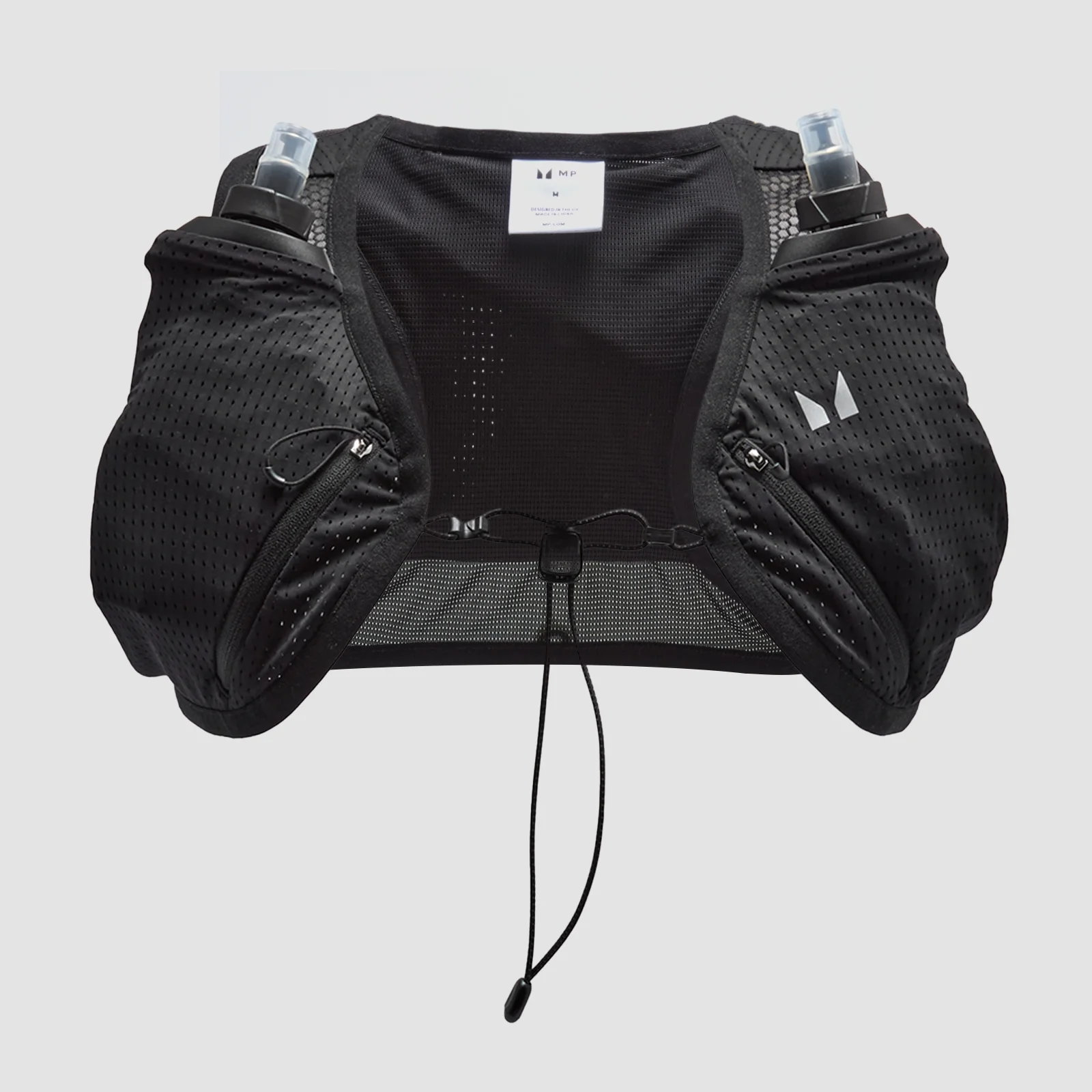 MP Compact Hydration Vest & 2 Soft Running Bottles Bundle - Black - L Image 1