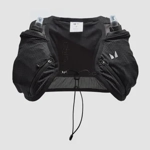 MP Compact Hydration Vest & 2 Soft Running Bottles Bundle - Black - Size S