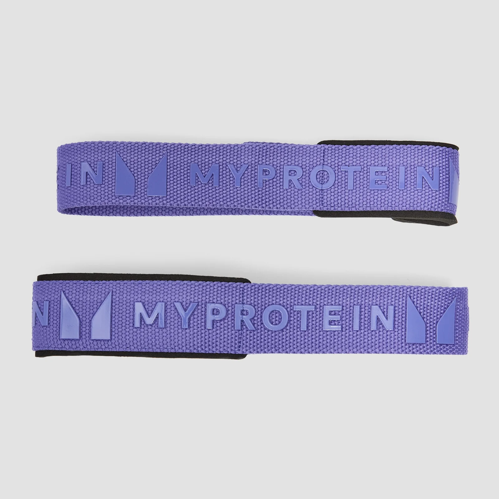 Myprotein Silicone Gripped Lifting Straps In Bag - Power Indigo Image 1