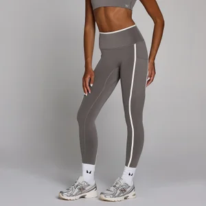 MP Women's Velocity Contrast Legging - Ash Grey - Size S