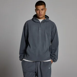 MP Men's Fleece 1/4 Zip Hoodie - Granite - Size M