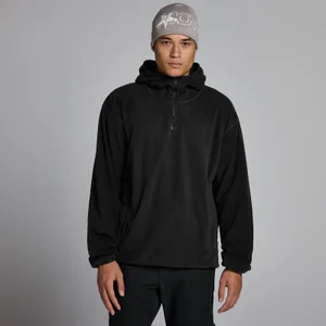 MP Men's Fleece 1/4 Zip Hoodie - Black - Size L
