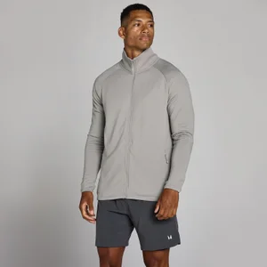 MP Men's Training Ultra Gridded Zip Through - Chalk Grey - Size M
