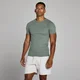 MP Men's Lift Ribbed Muscle Fit T-Shirt - Gunmetal