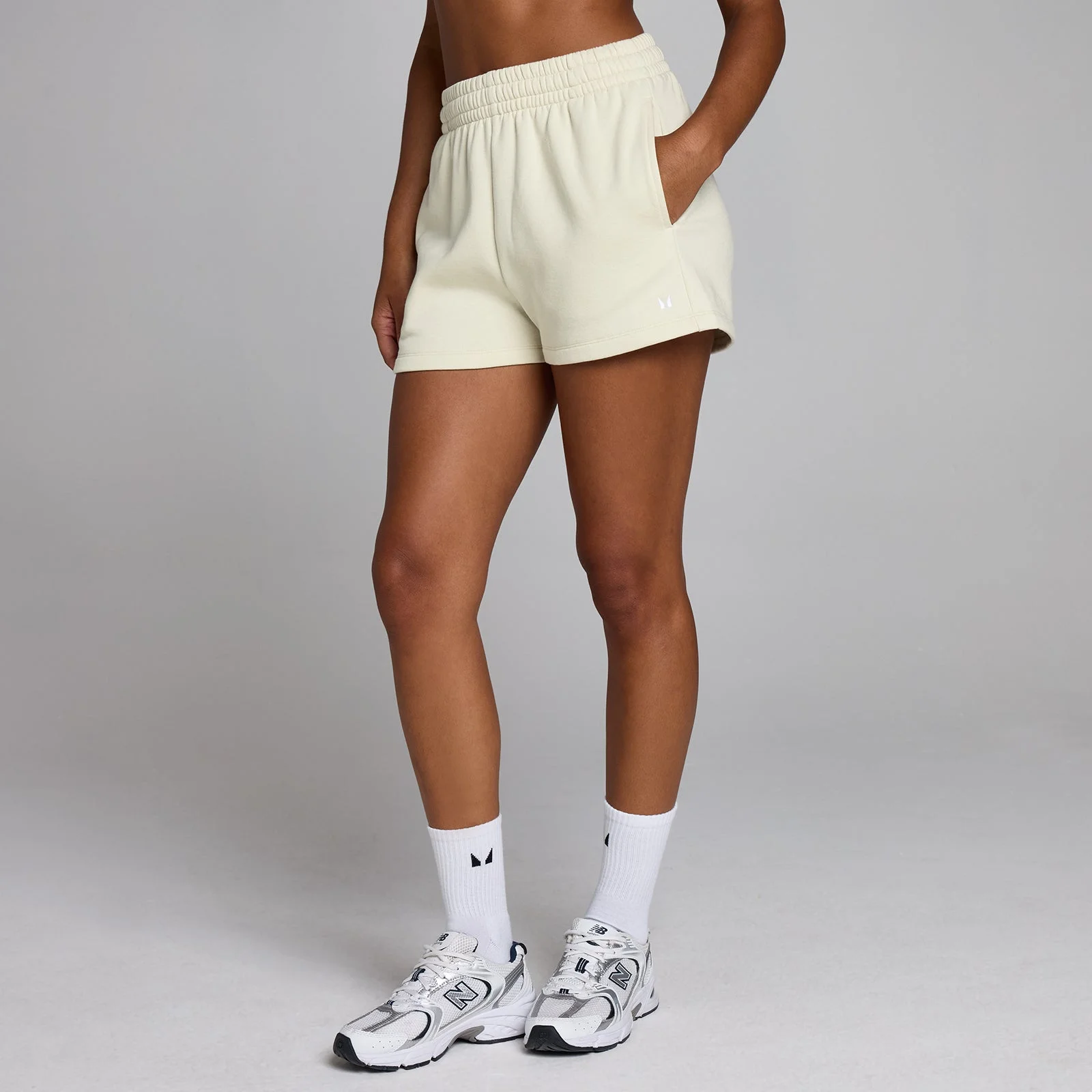 MP Women's Basics Sweatshorts - Desert Dust - S Image 1