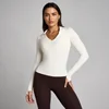 MP Women's Tempo Long Sleeve Collared Top - Vanilla