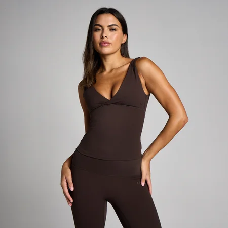 MP Women's Tempo Triangle Vest - Cocoa