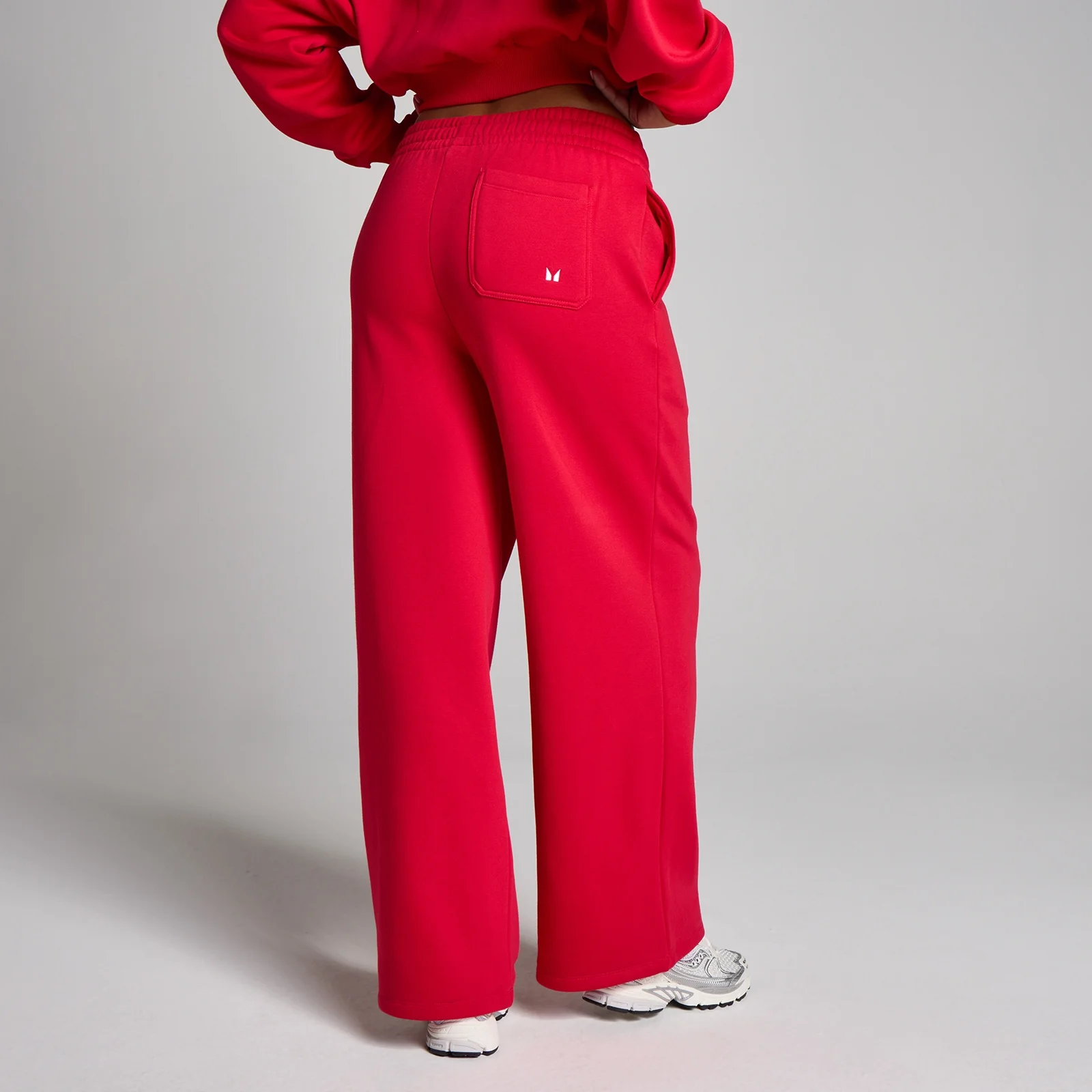 MP Women's Basic Straight Leg Joggers - Chilli - M Image 2