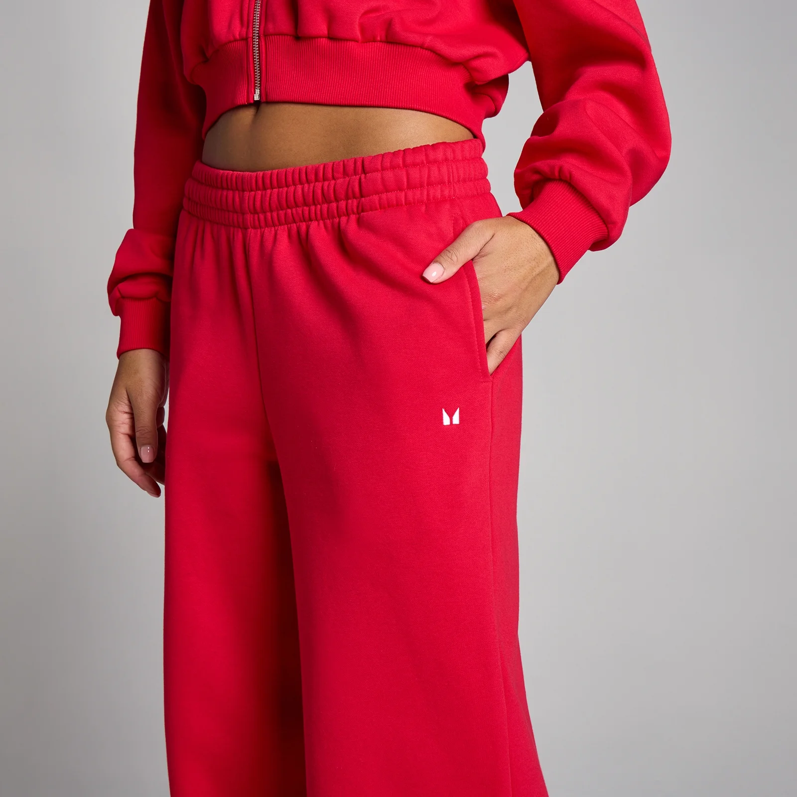 MP Women's Basic Straight Leg Joggers - Chilli - M Image 4