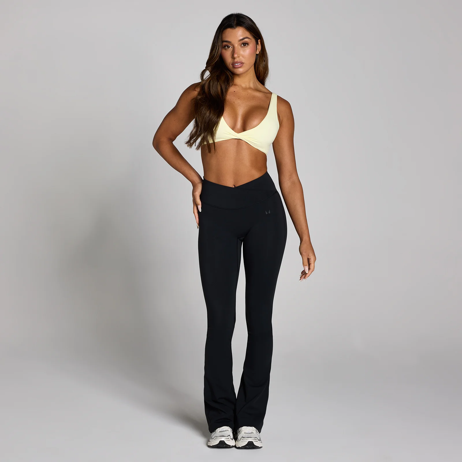 MP Women's Tempo Twist Front Sports Bra - Buttercup - XXL Image 3
