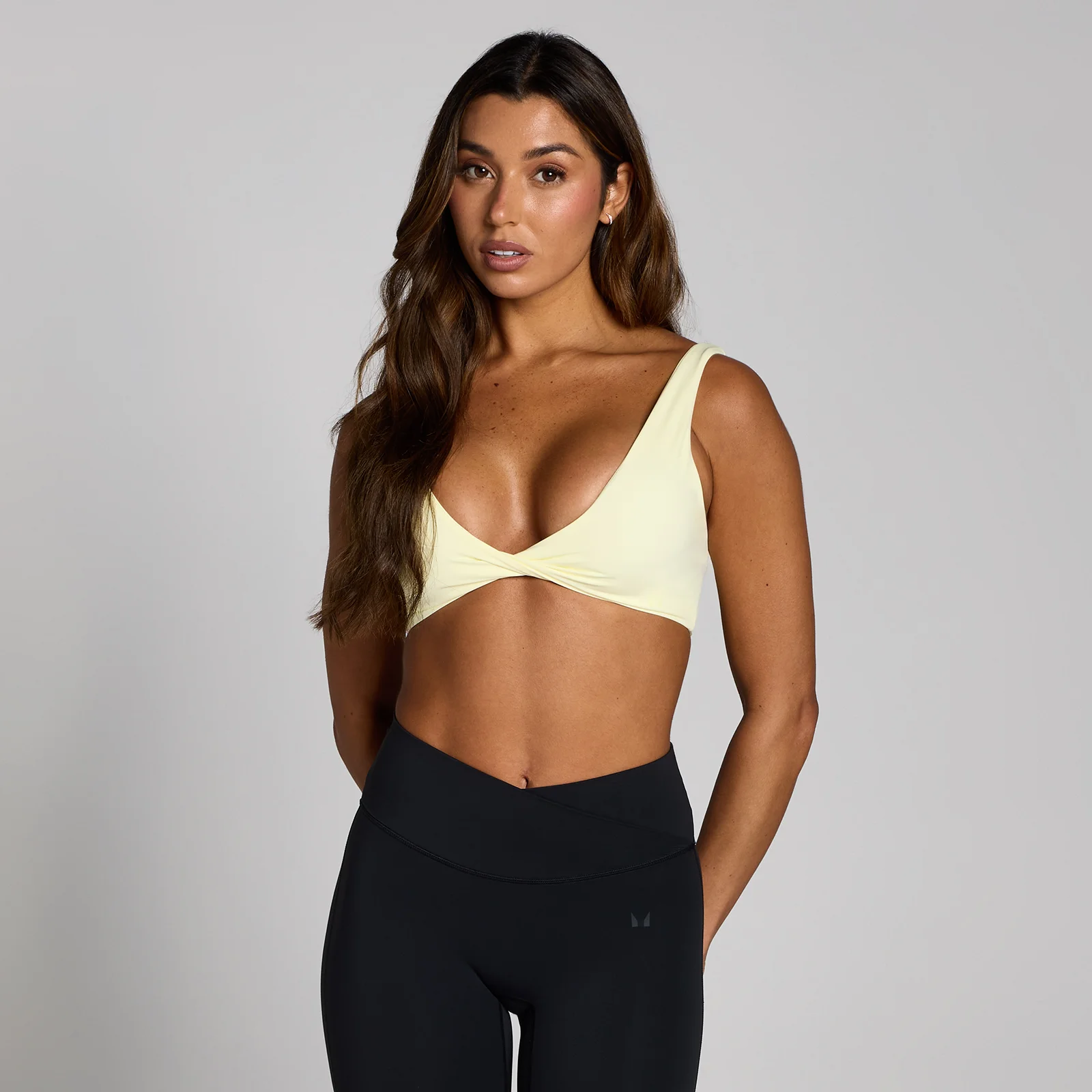 MP Women's Tempo Twist Front Sports Bra - Buttercup - XXL Image 1
