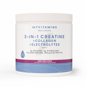 3-in-1 Creatine + Collagen + Electrolytes - Flavour Mixed Berry Lime