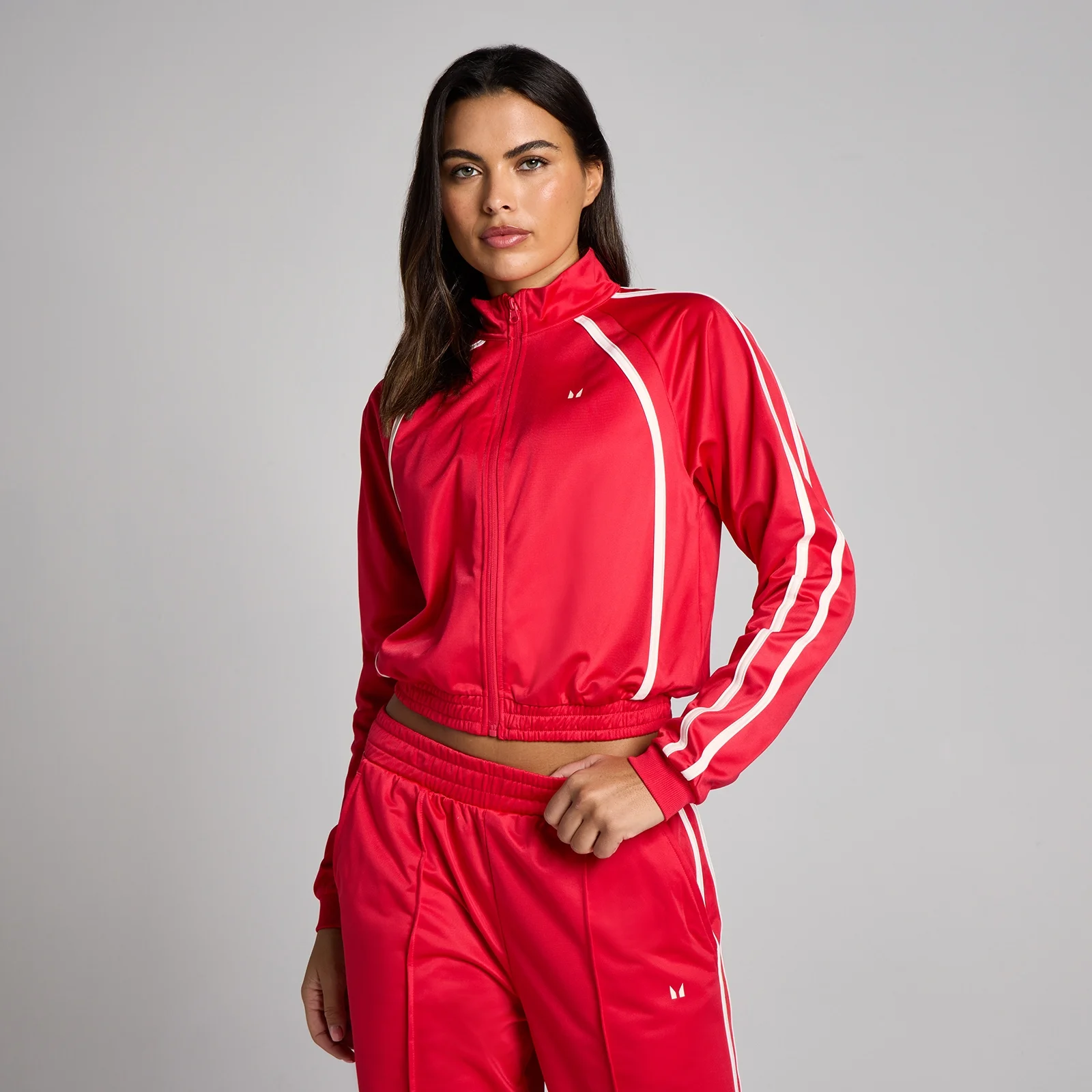MP Women's Tricot Track Jacket - Chilli - M Image 1