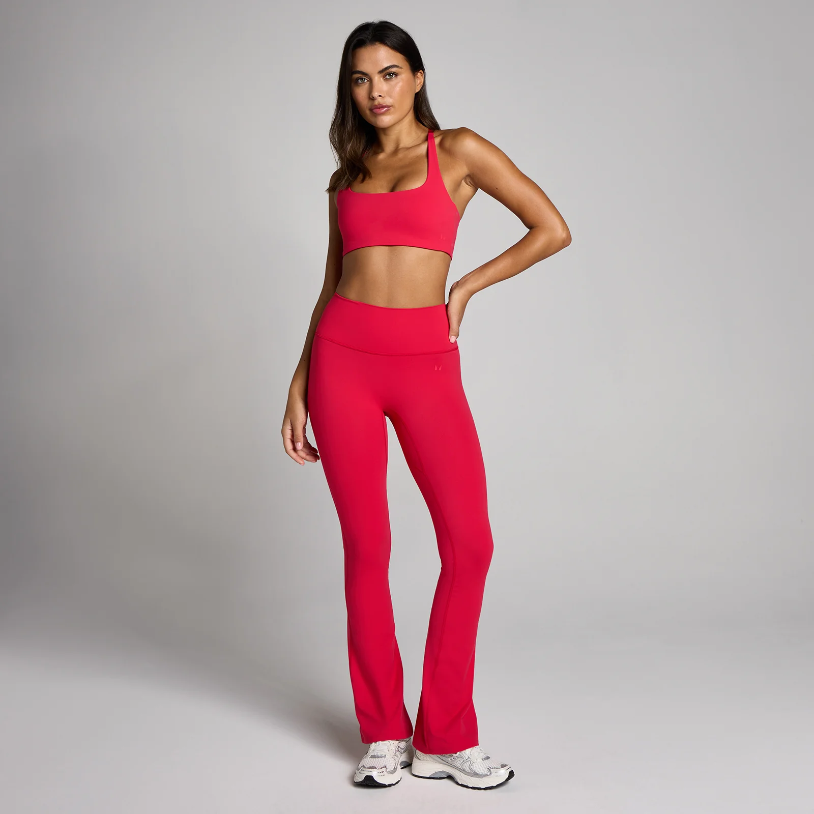 MP Women's Tempo Strappy Racerback Sports Bra - Chilli - S Image 3