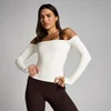 MP Women's Tempo Off The Shoulder LS Top - Vanilla