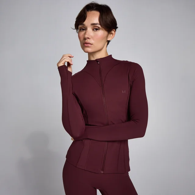 MP Women's SculptForm Zip Through Jacket - Deep Berry