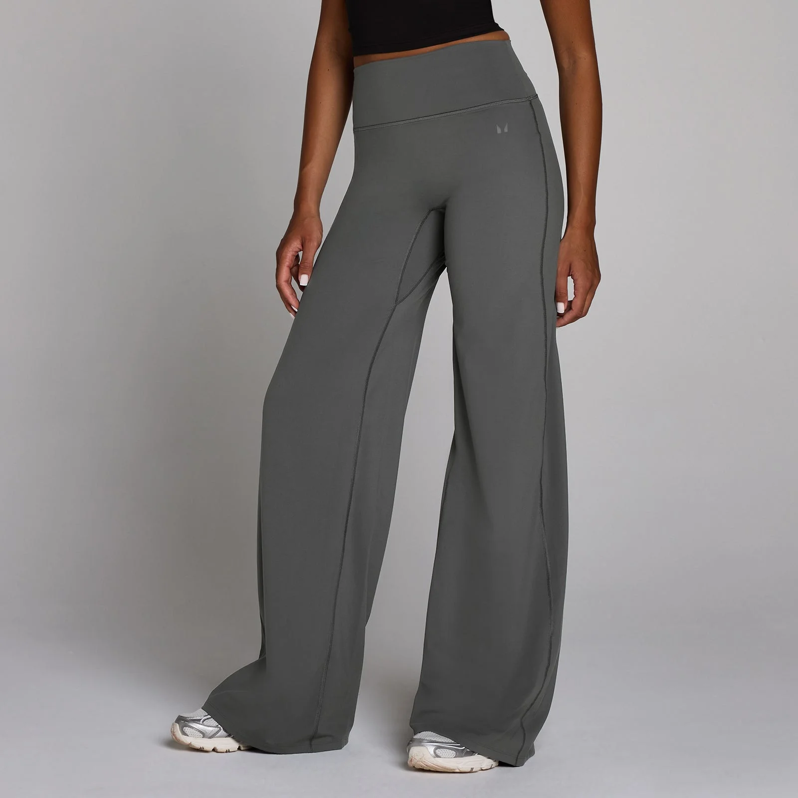 MP Women's Tempo Tall Wide Leg Leggings - Dark Grey - L Image 1