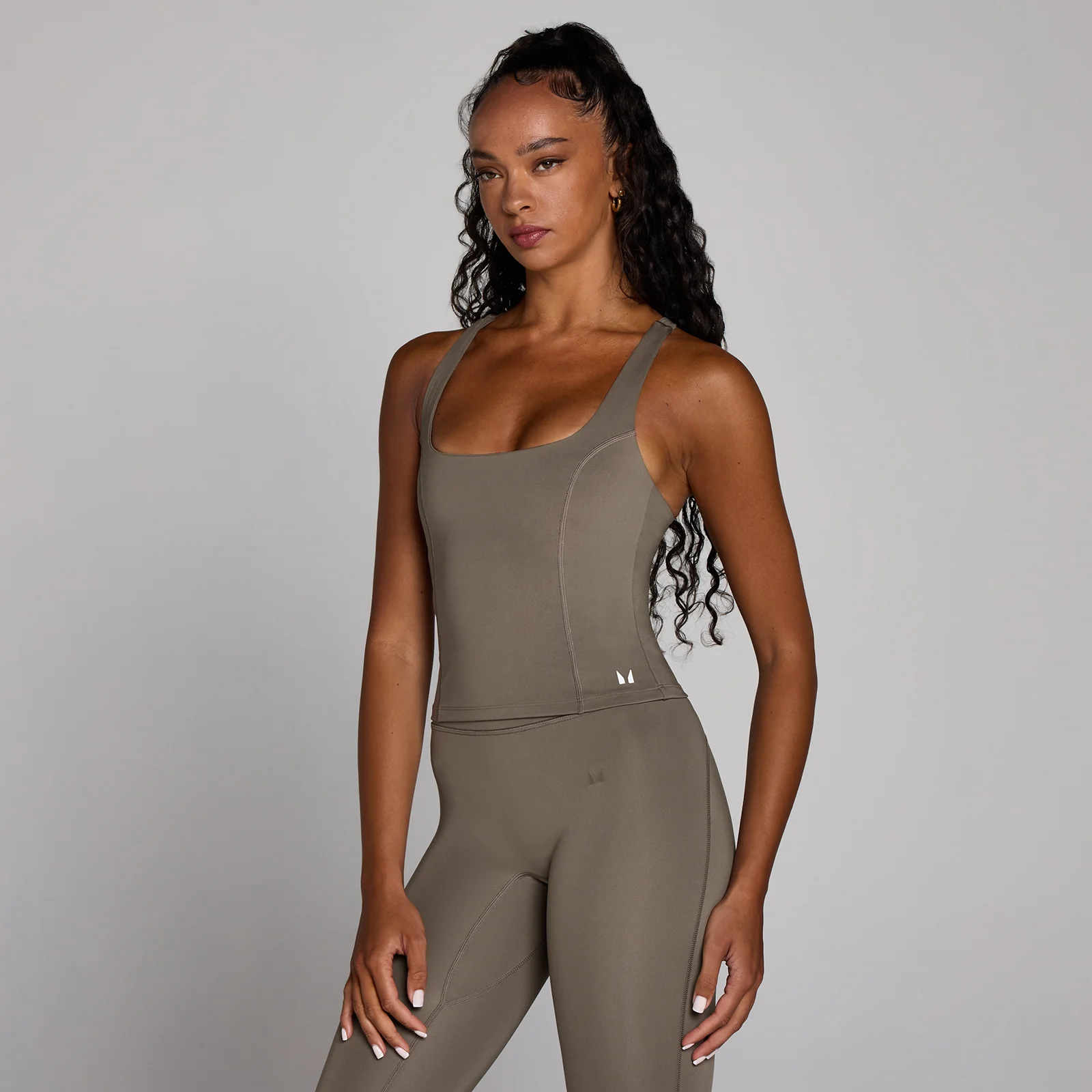 MP Women's Training Racer Back Vest - Espresso - M Image 1