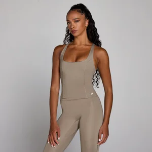 MP Women's Training Racer Back Vest - Light Taupe - Size M