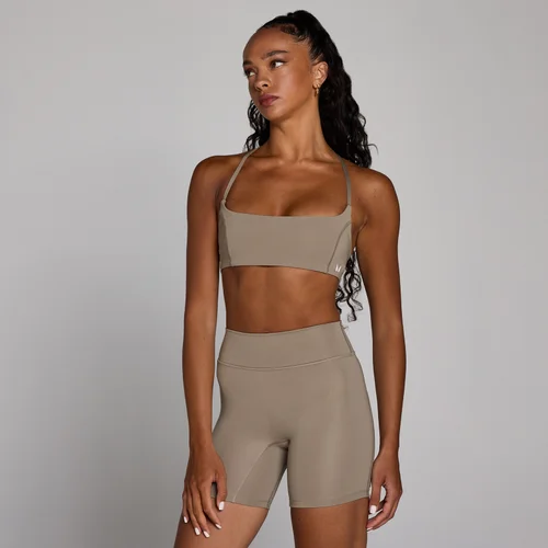 MP Women's Training Open Back Bra - Light Taupe