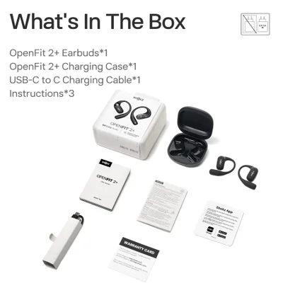 Shokz OpenFit2+ Black Image 6