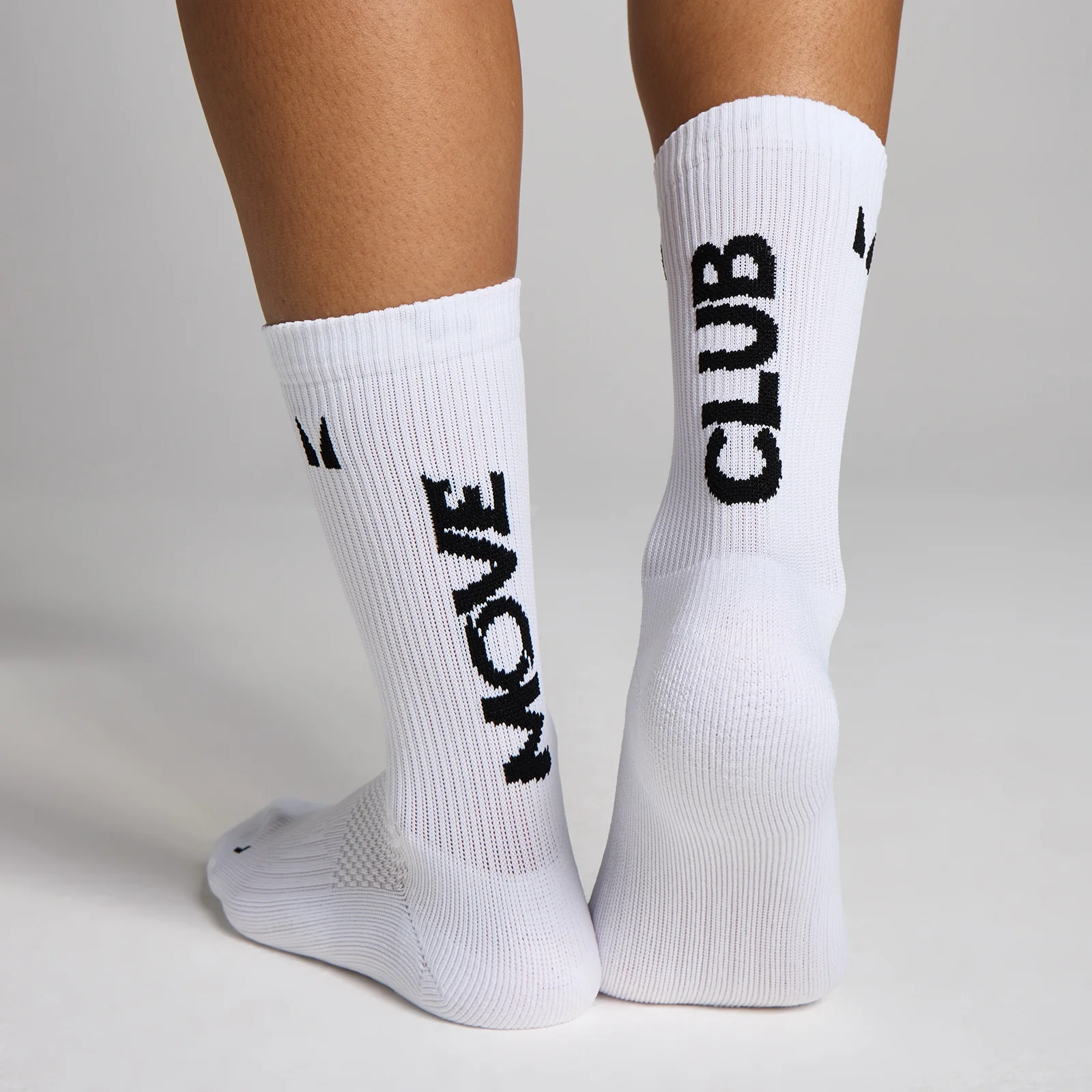 MP Move Club Running Socks (2 pack) - Black/White - UK 9-11 Image 2