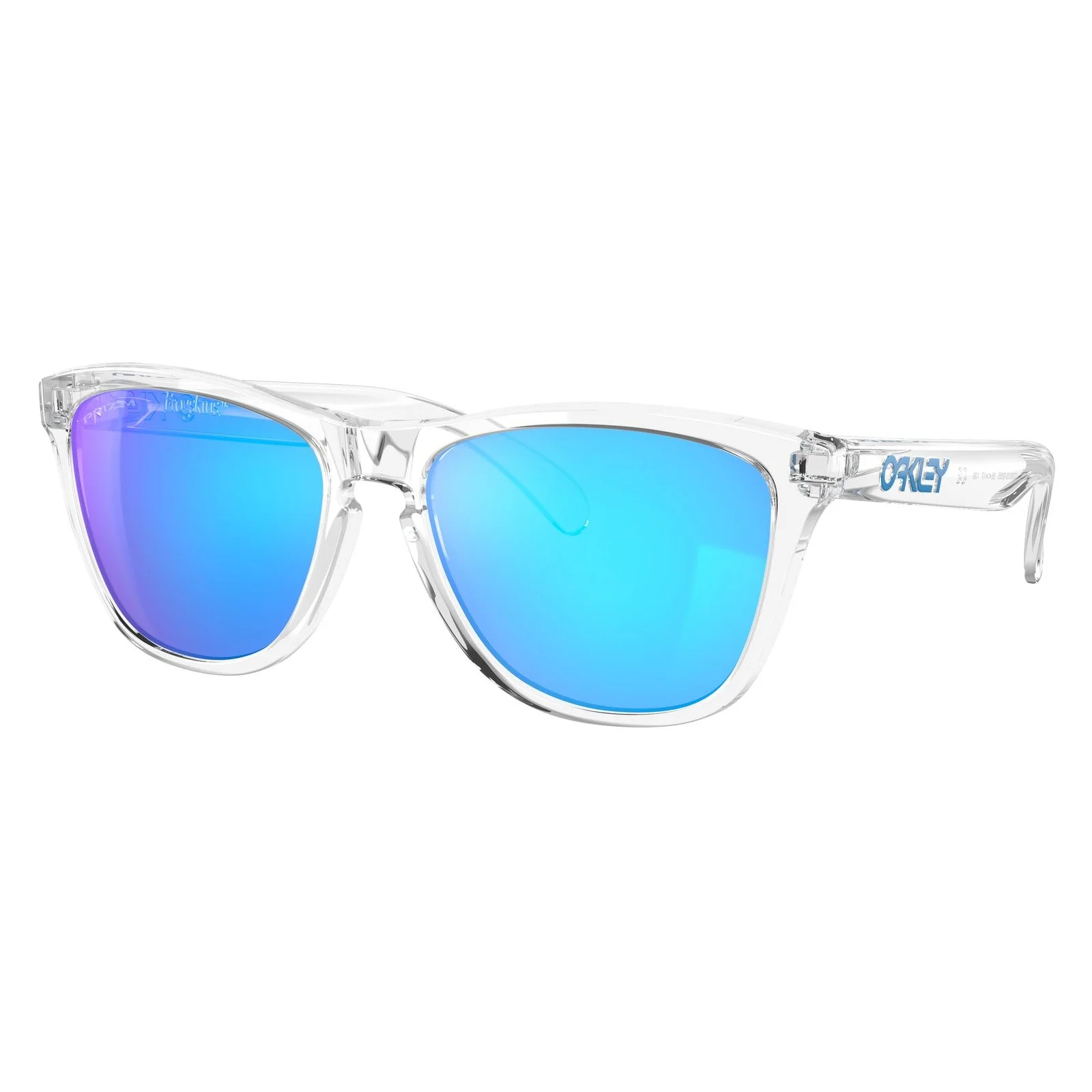 Oakley Frogskins Crystal Clear with PRIZM Sapph Lens Image 1